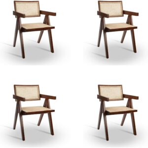 Cane Chair Set of 4