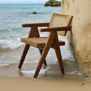 Wooden Cane Chair