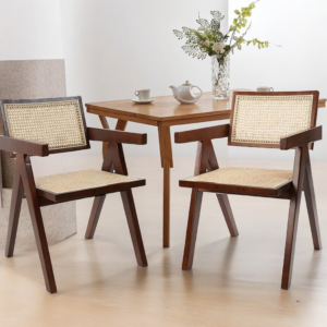 Cane Chair Set